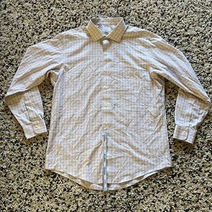Brooks Brothers Non-Iron Extra Slim Fit Long Sleeve Dress Shirt—Size 16.5 - 34